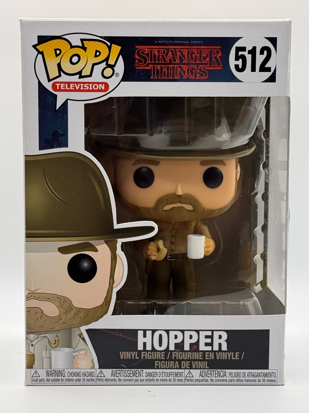 NWT Funko Pop Television Stranger Things Season 1 Hopper (512)